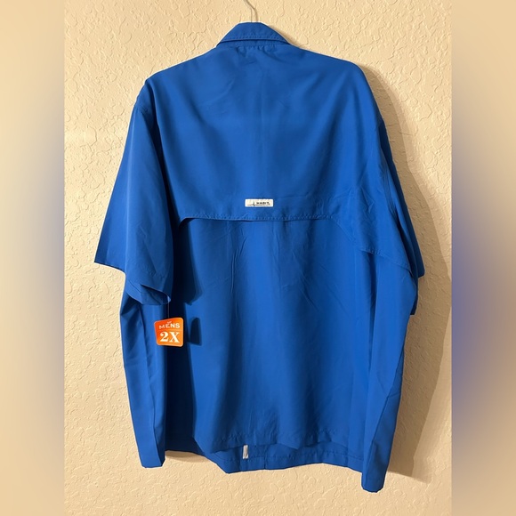 Habit Men's Vibrant Blue Casual Shirt - Picture 4 of 5